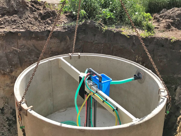 Einbau von Kleinkläranlagen als Komplettsystem